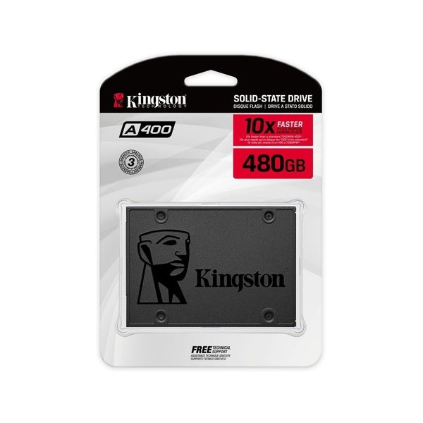 Disco externo Kingston A400 SSD 480GB 2.5" Interno
